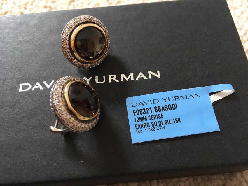 David Yurman Citrine Earrings