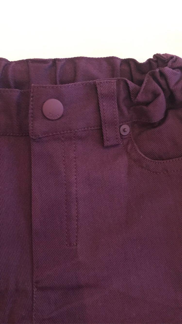 Dior Baby burgundy pants 3-6 months