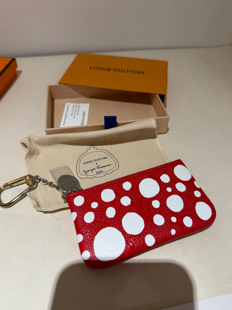 Louis Vuitton x Yayoi Kusama A Red Polka Dot Key Pouch