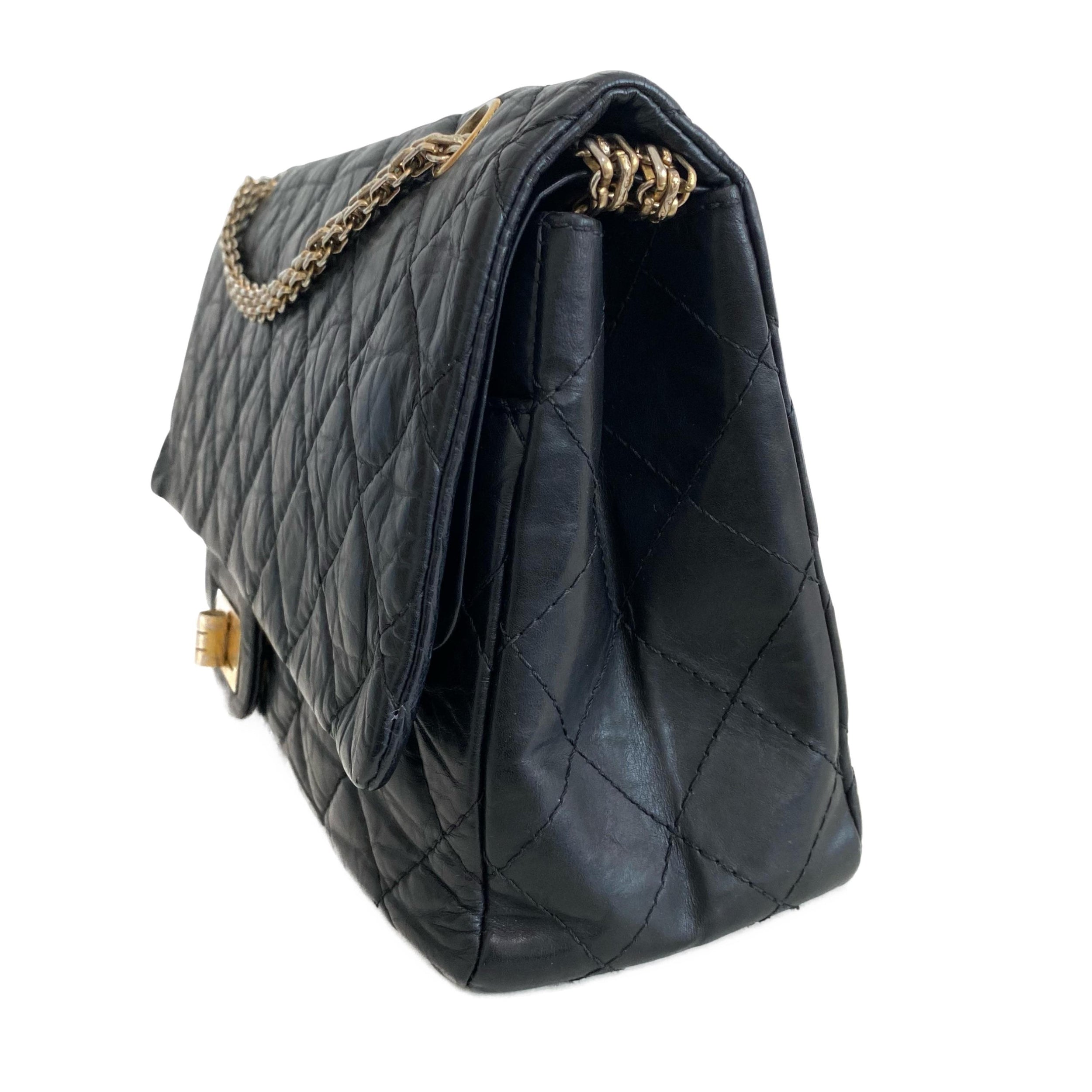 Chanel Black 2.55 Reissue Shoulder Bag