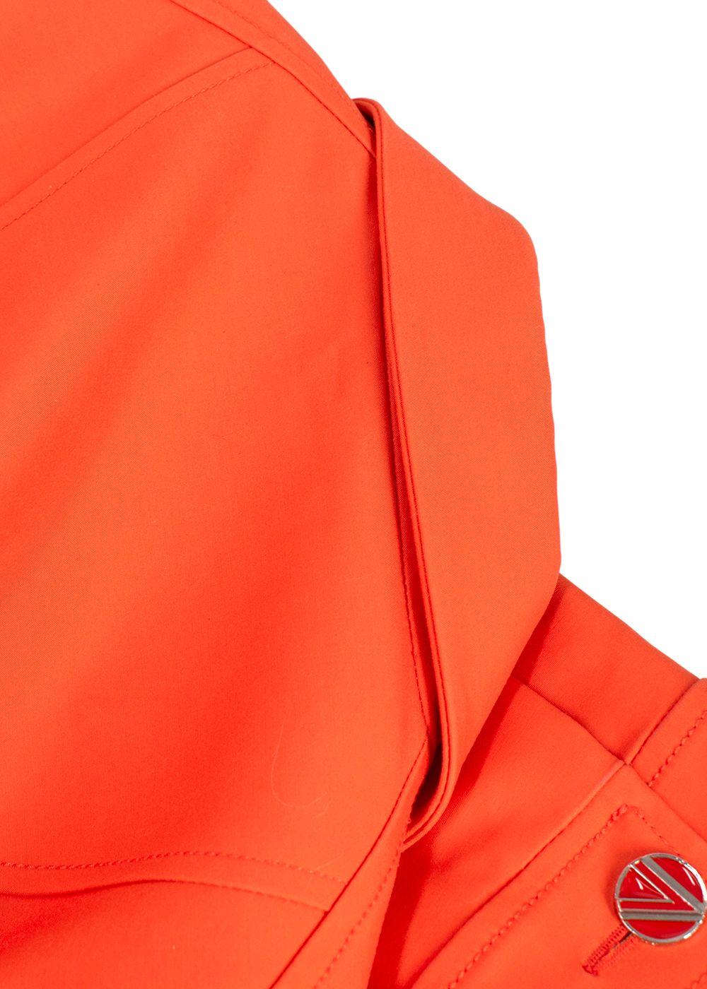 Versace Orange Single Breasted Blazer