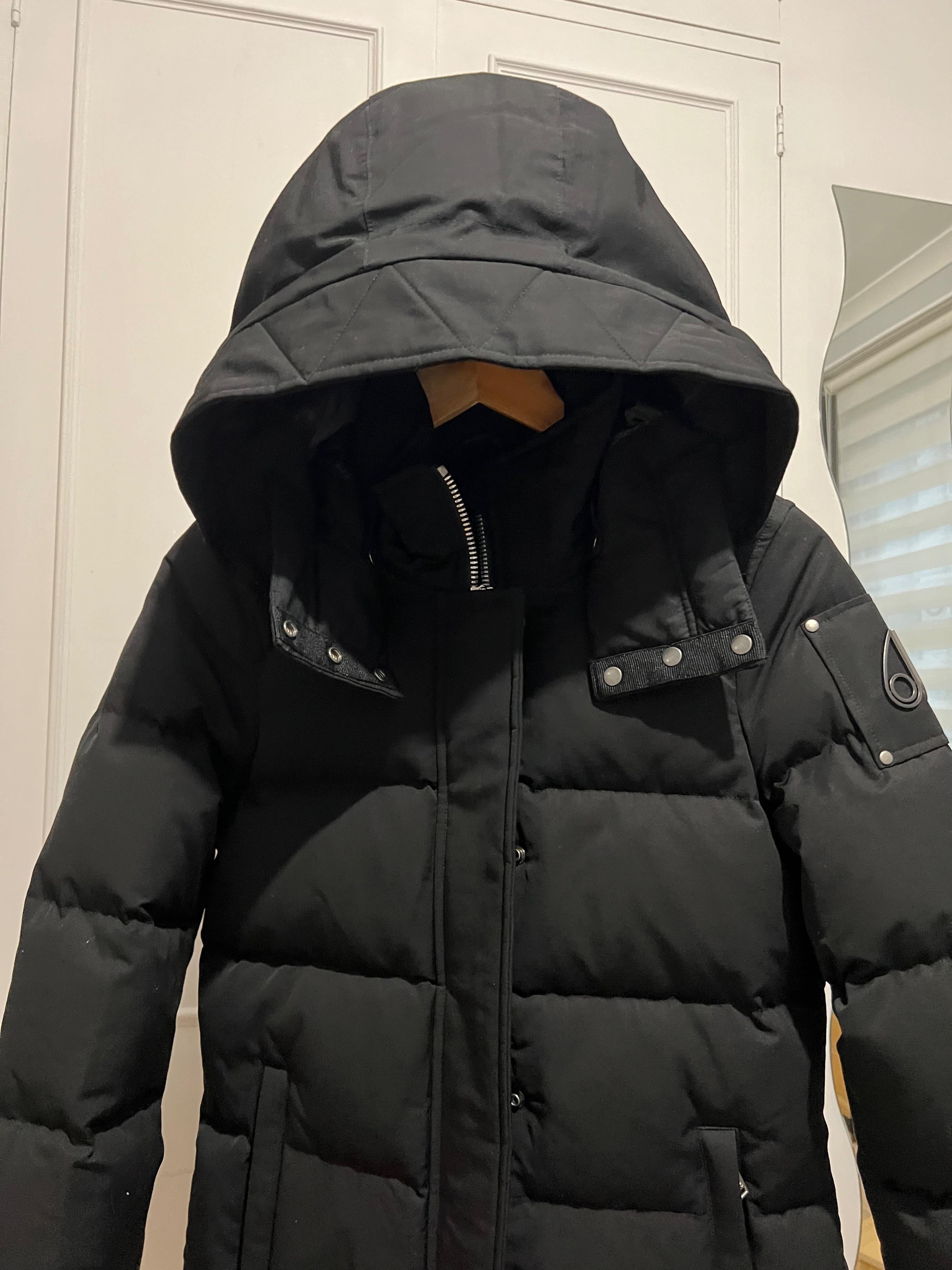 Moose Knuckles Black Mistaya 3Q Puffer Coat