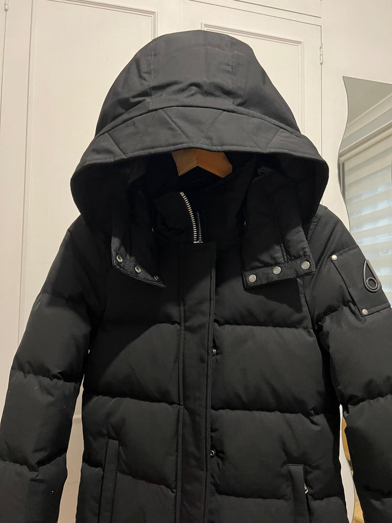 Moose Knuckles Black Mistaya 3Q Puffer Coat