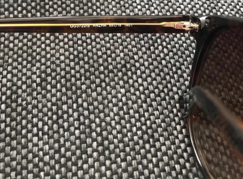 Gucci GG 3722/S Tortoiseshell Sunglasses