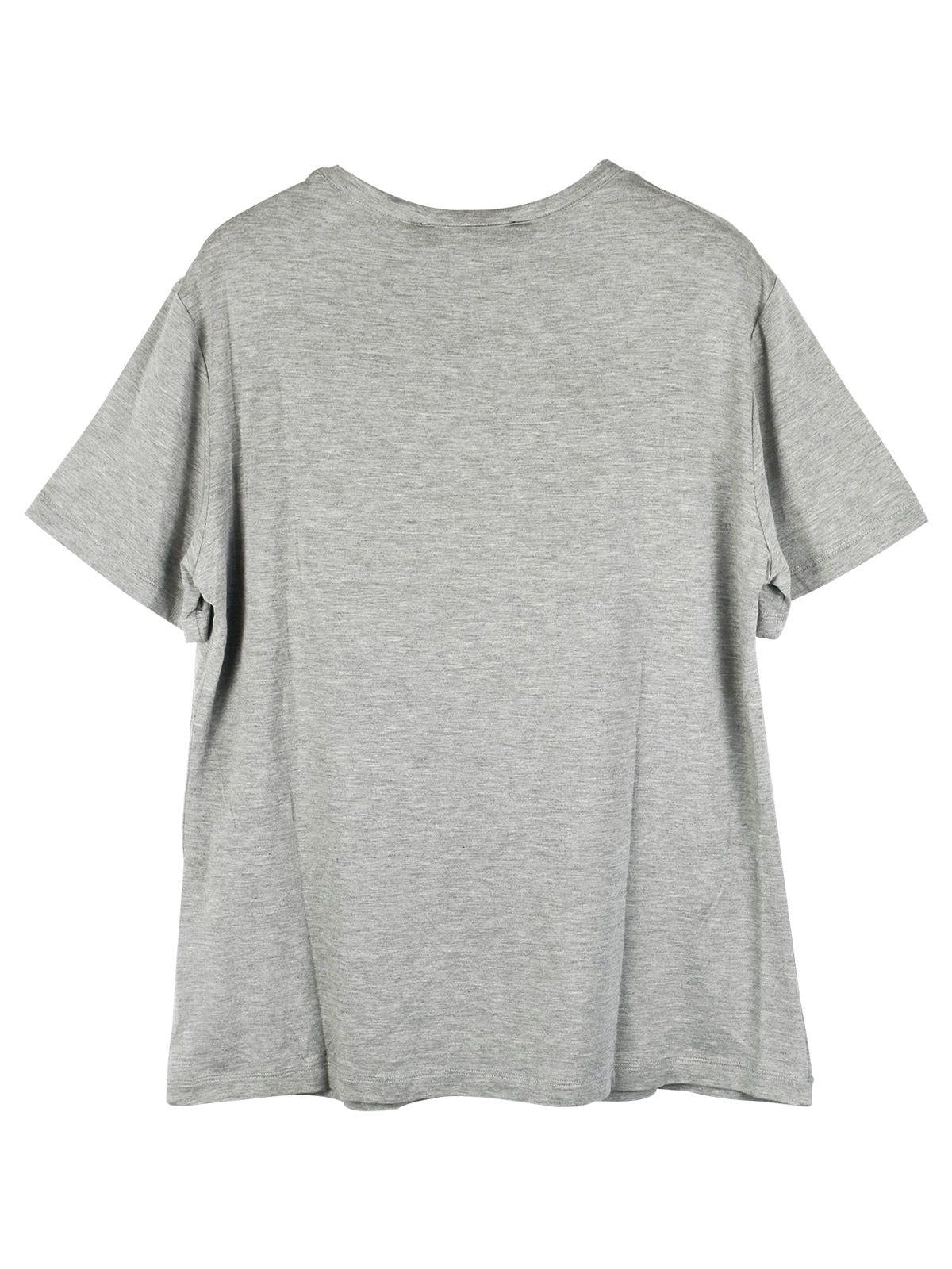 Grey Cowboy Print T-Shirt