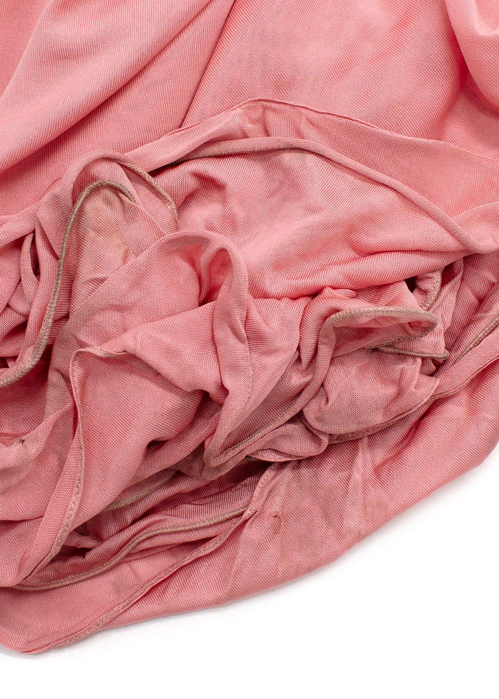 Emilio Pucci Embellished  Belted Pink Maxi Dress