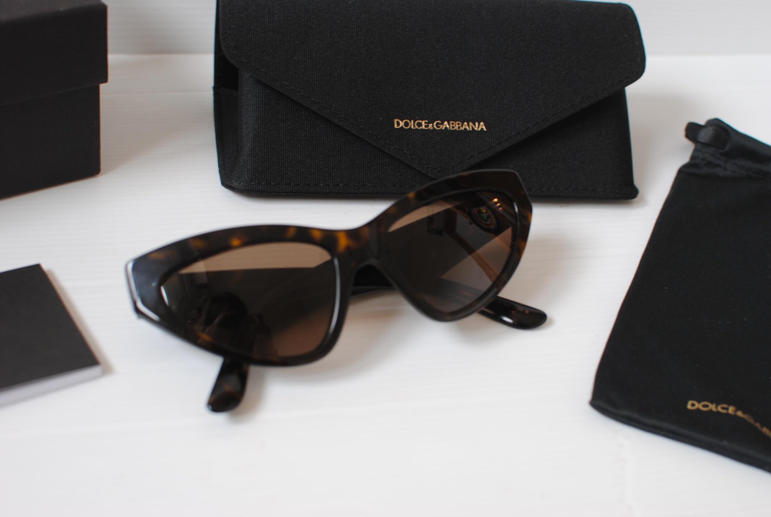 Black Acetate Cat Eye Sunglasses