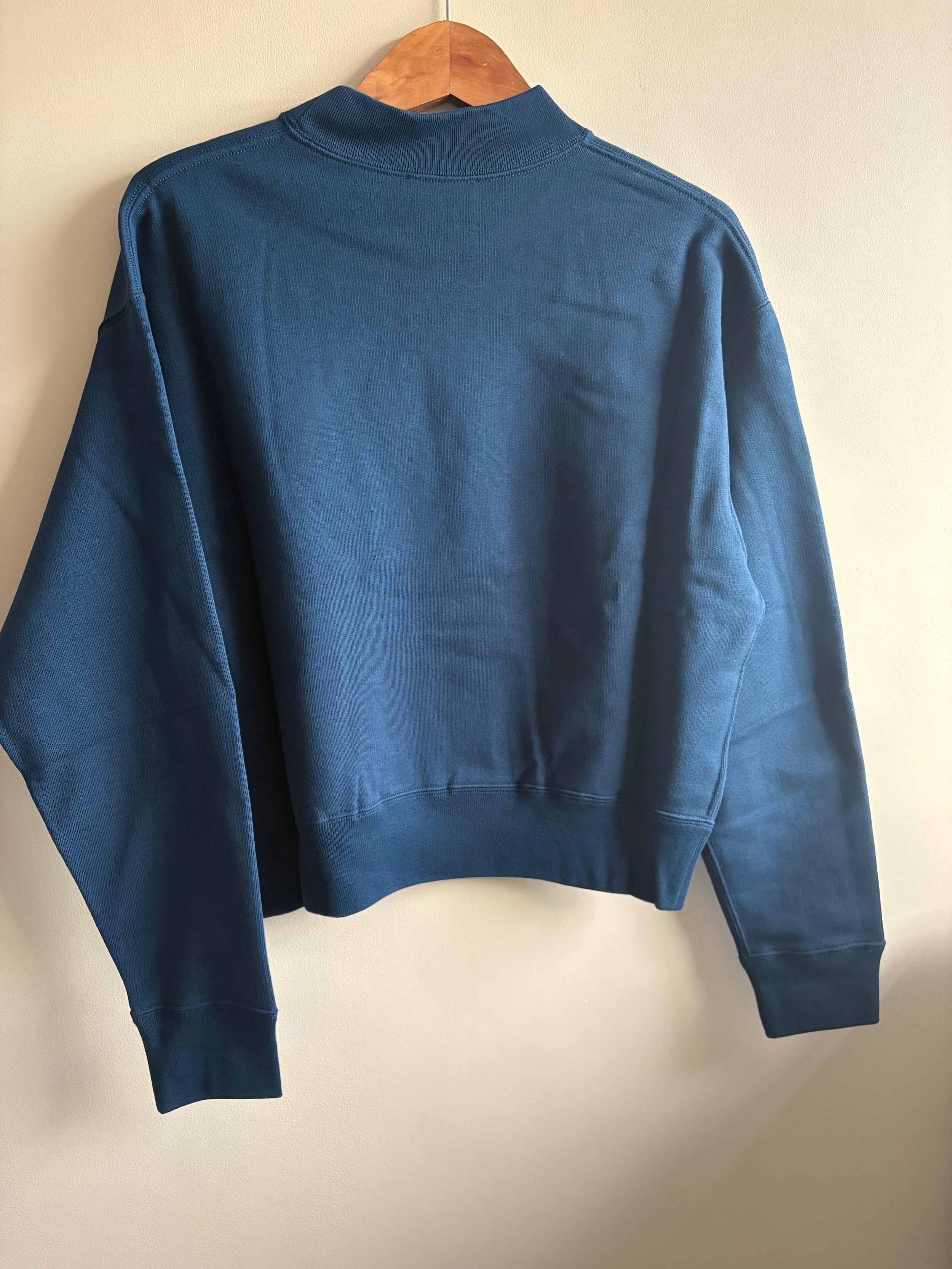 Chloe Blue Cotton Sweatshirt