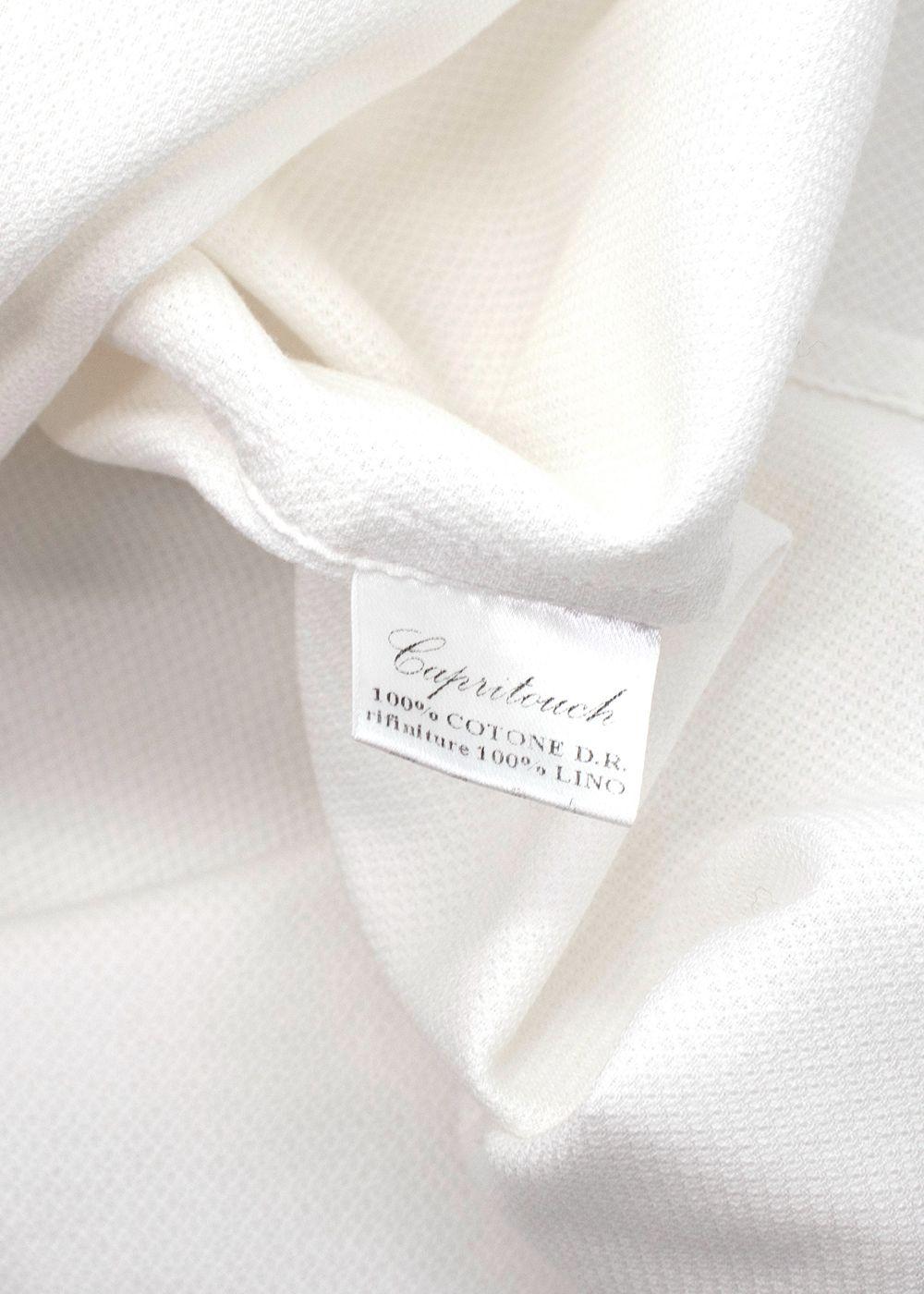 Tailormade White Cotton Polo Shirt