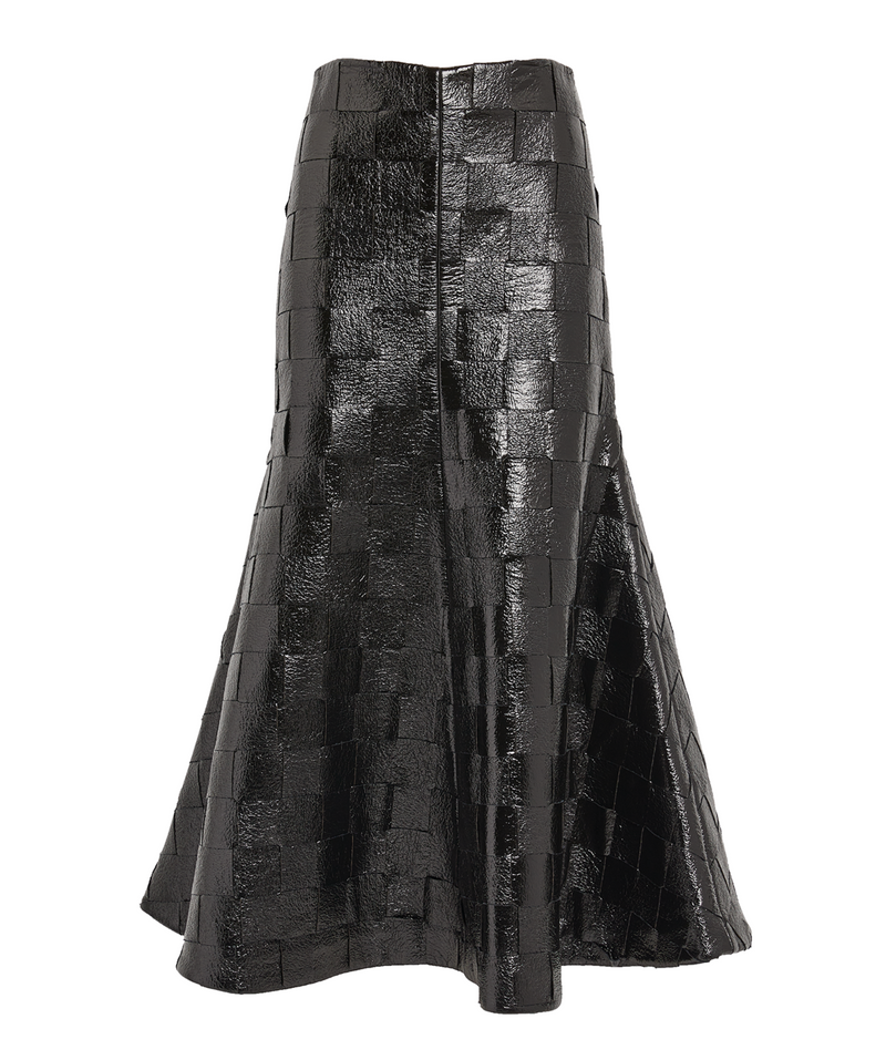 A.W.A.K.E. Mode Weaved Flared Skirt