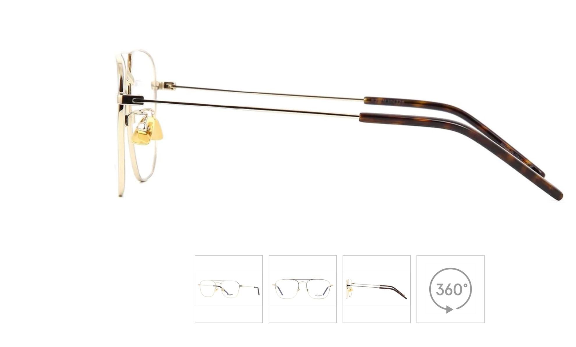 Saint Laurent Metal Glasses Frames