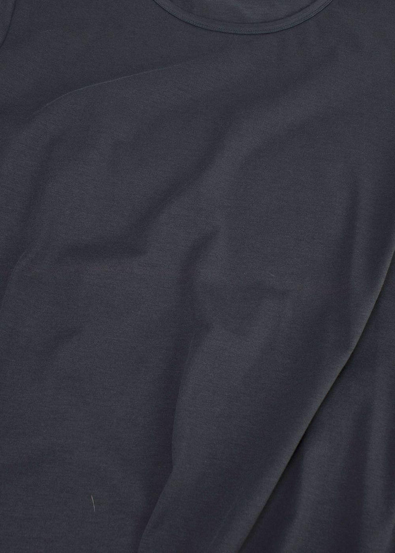 Loro Piana Charcoal Grey Cotton T-Shirt