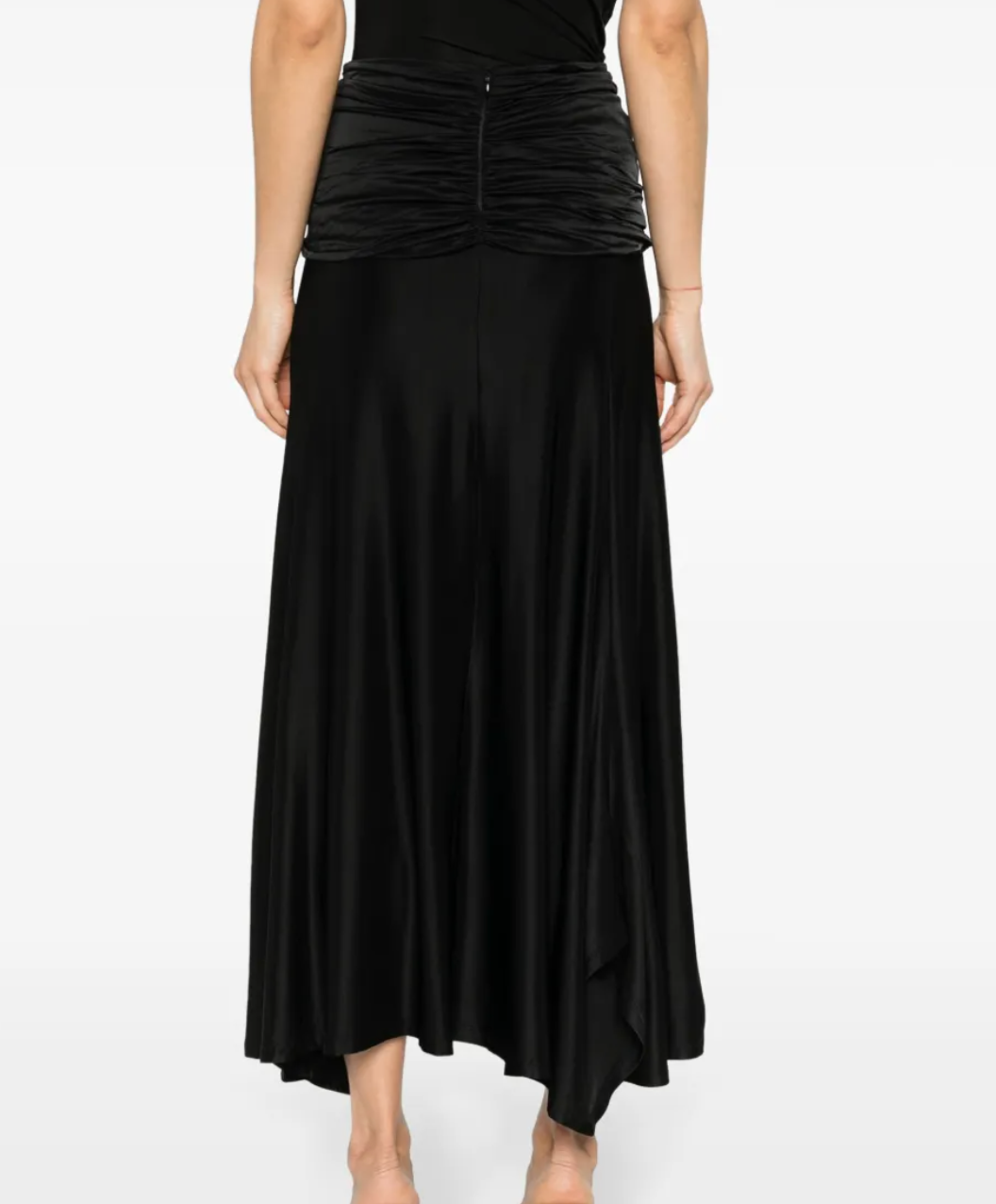 Rabanne Drape-Detail Maxi Skirt