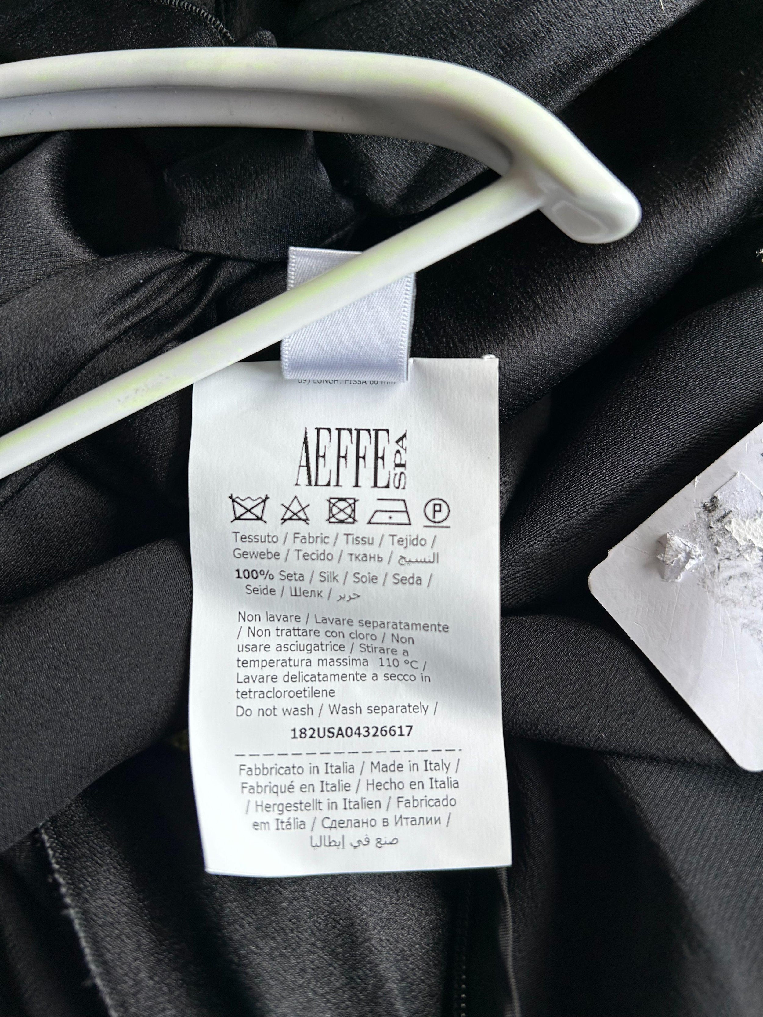 Alberta Ferretti Black Silk Maxi Dress