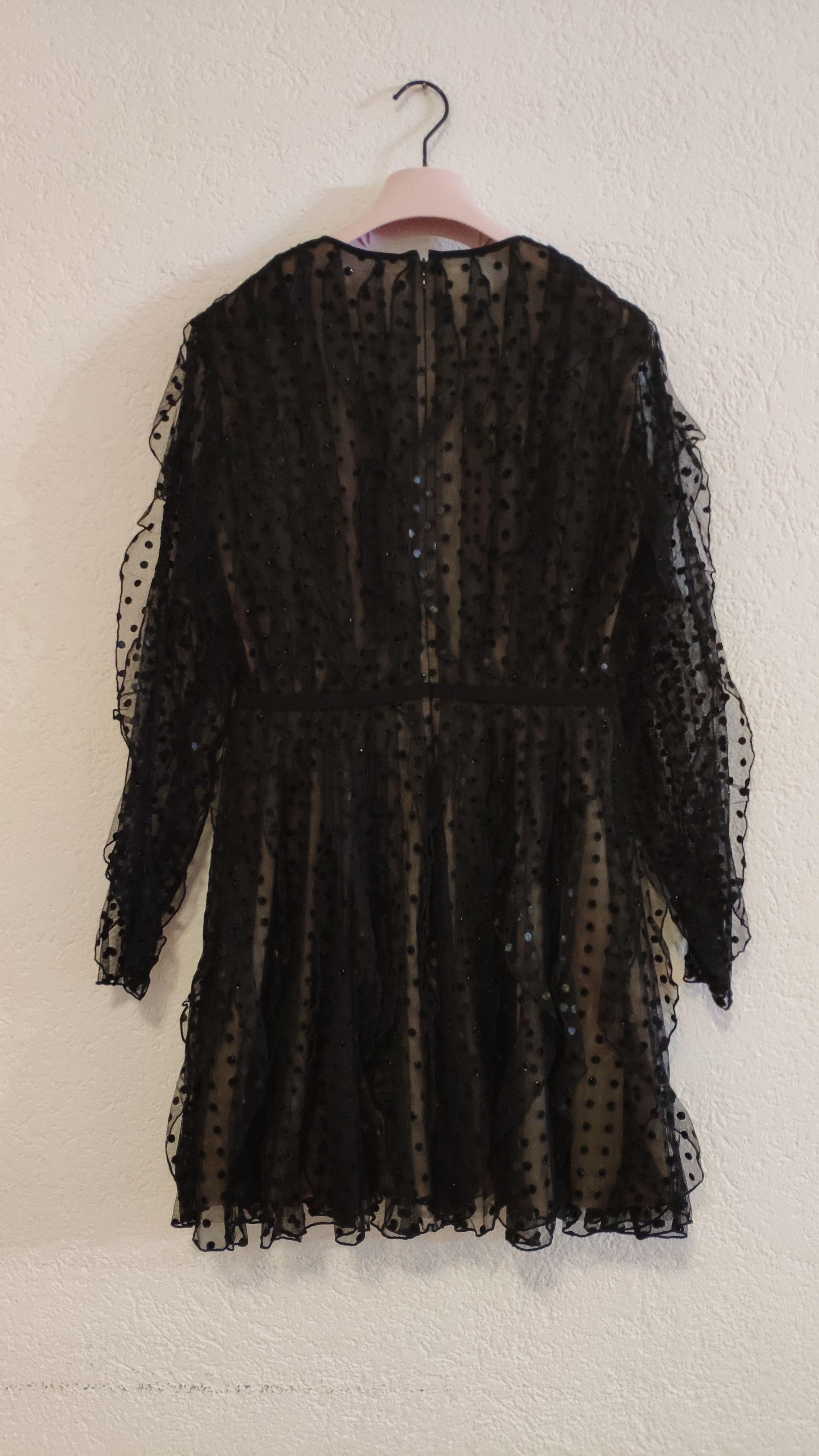 Giambattista Valli x H&M Short black tulle dress