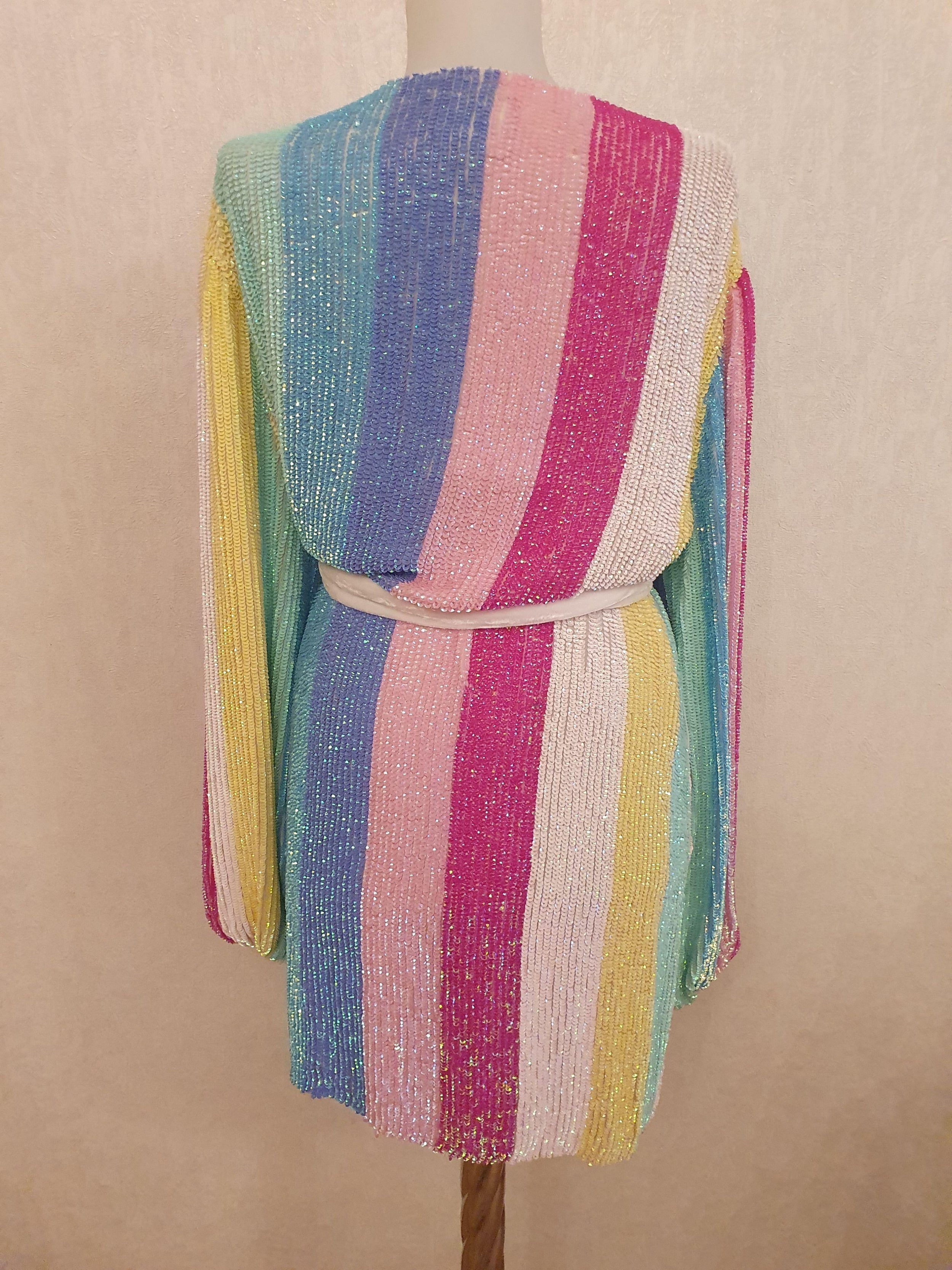 Multicoloured Gabrielle Mini Dress