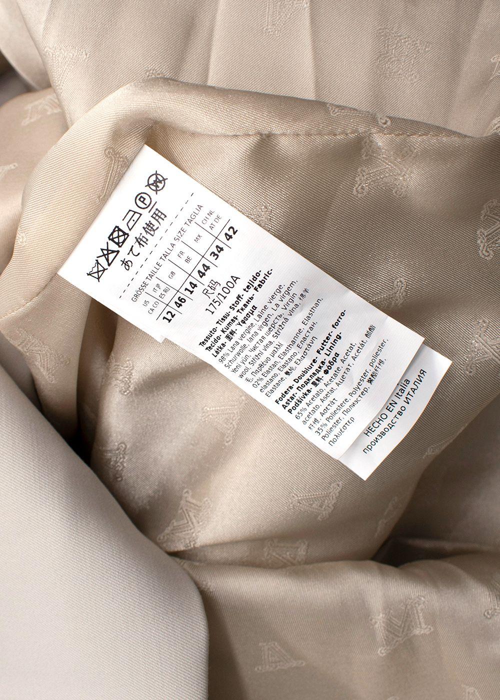 MaxMara Stone 'Reale' Double-Breasted Blazer