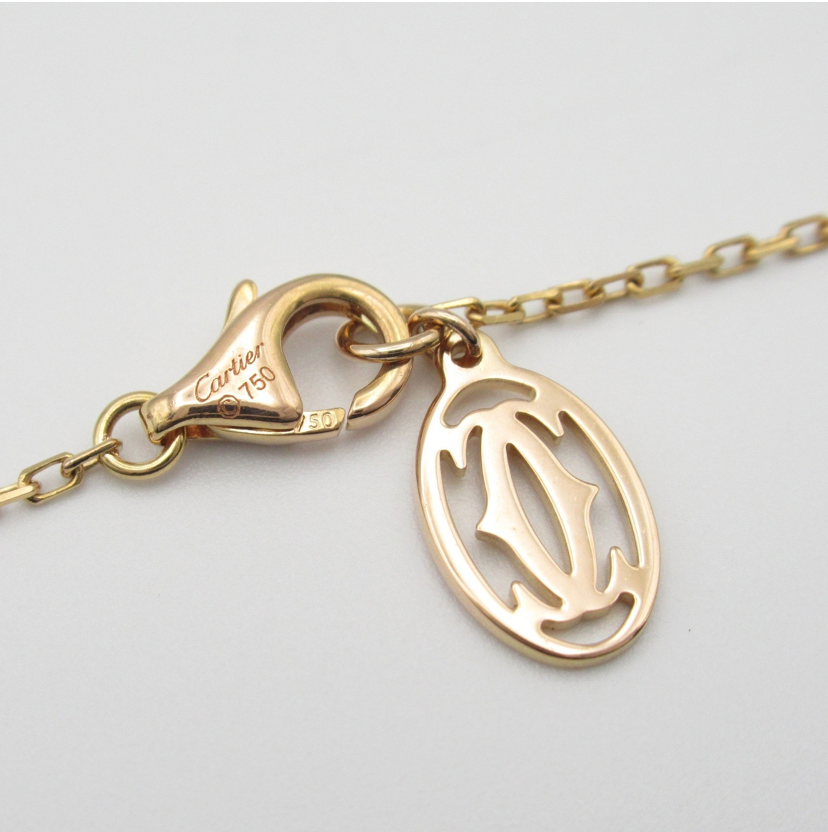 Cartier D'Amour Pink Sapphire Gold Necklace