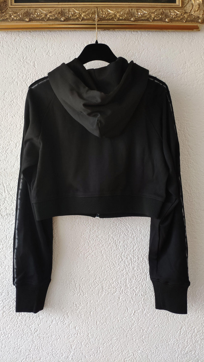 Givenchy Black Cropped Sweatshirt