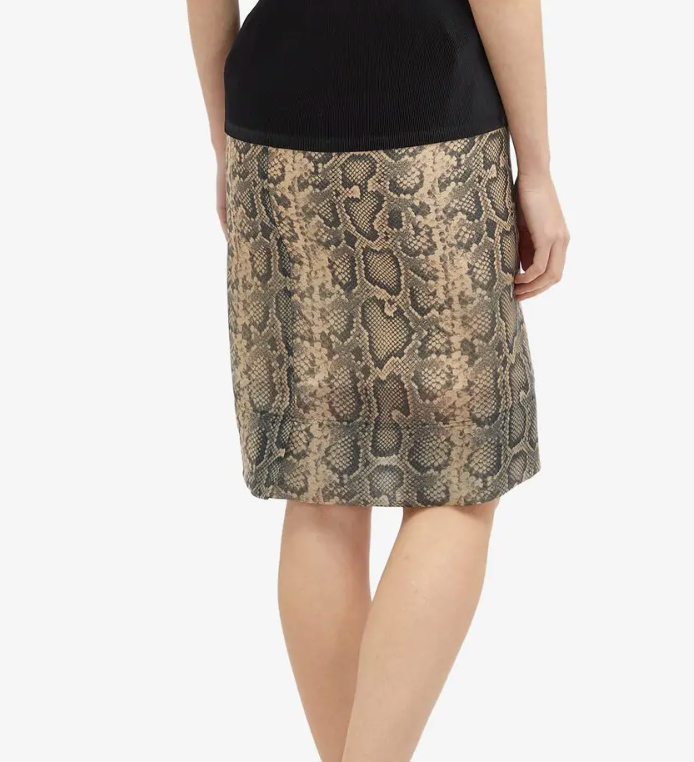 Sportmax Desio Snakeskin Mini Skirt