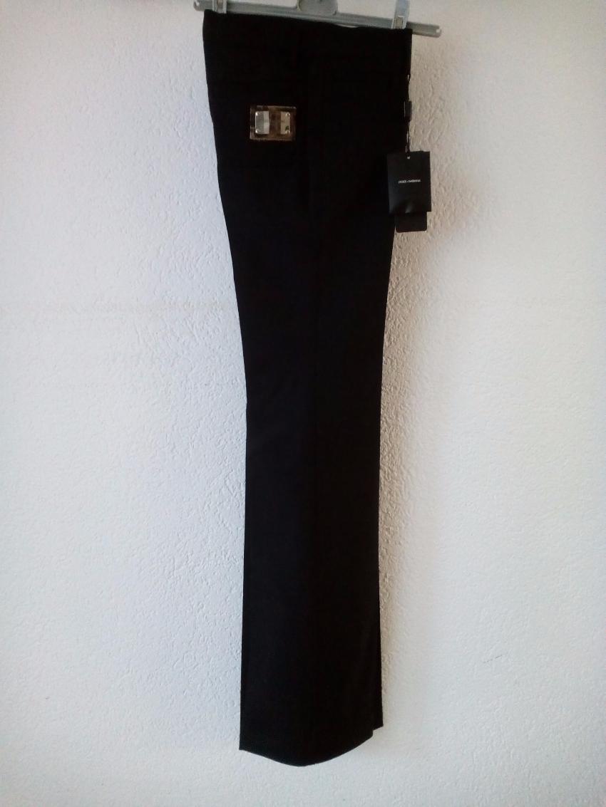 Dolce & Gabbana Black Wool Pants