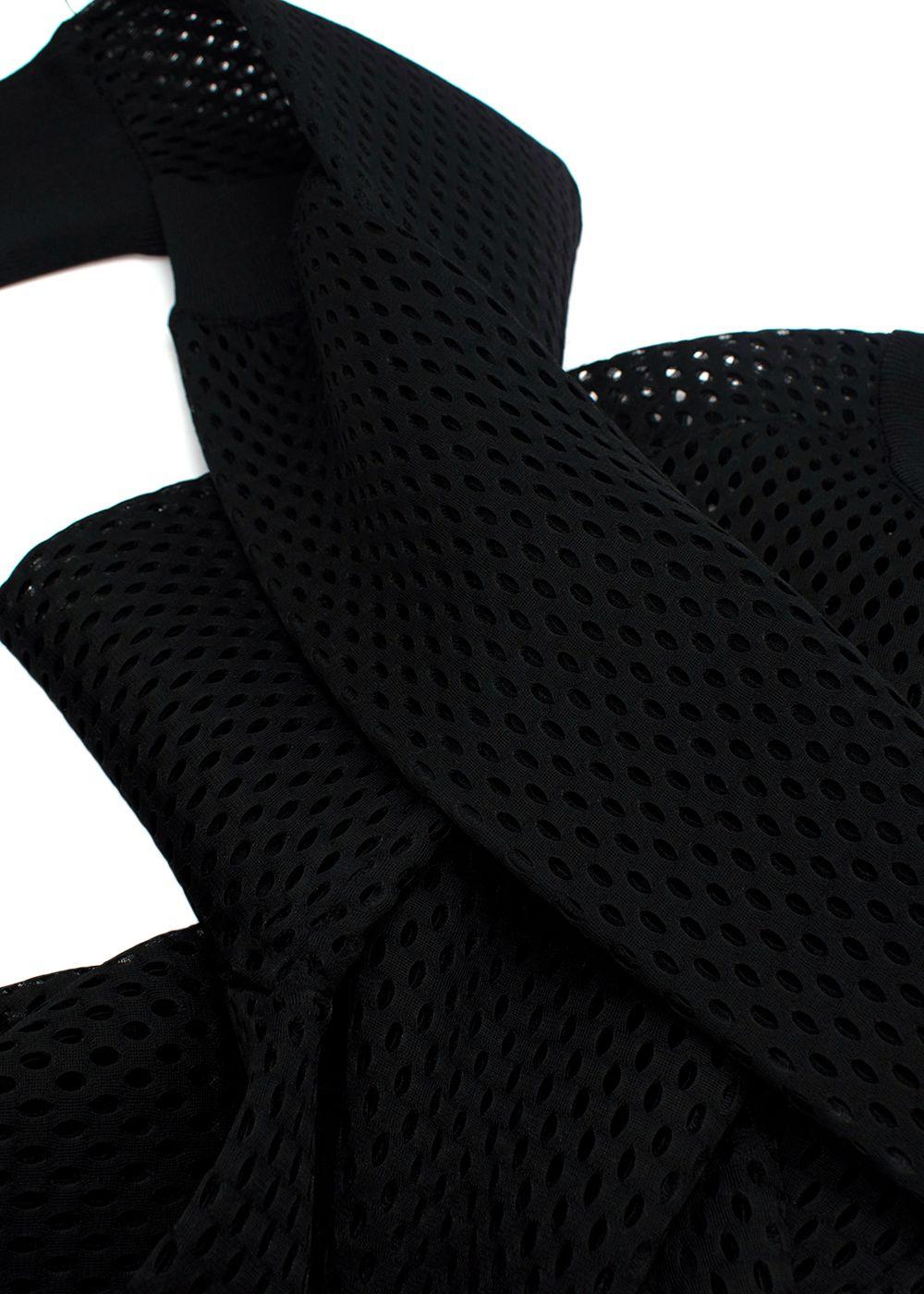 Stella McCartney Black Mesh Bomber Jacket