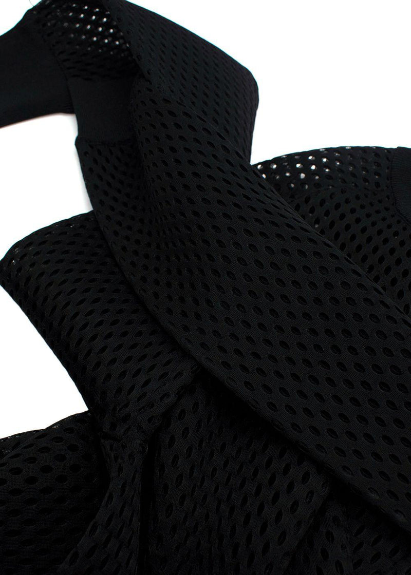 Stella McCartney Black Mesh Bomber Jacket