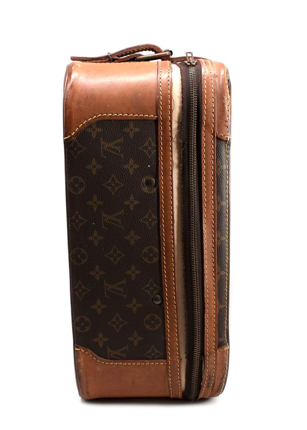 Louis Vuitton Vintage Brown Monogram Stratos Suitcase