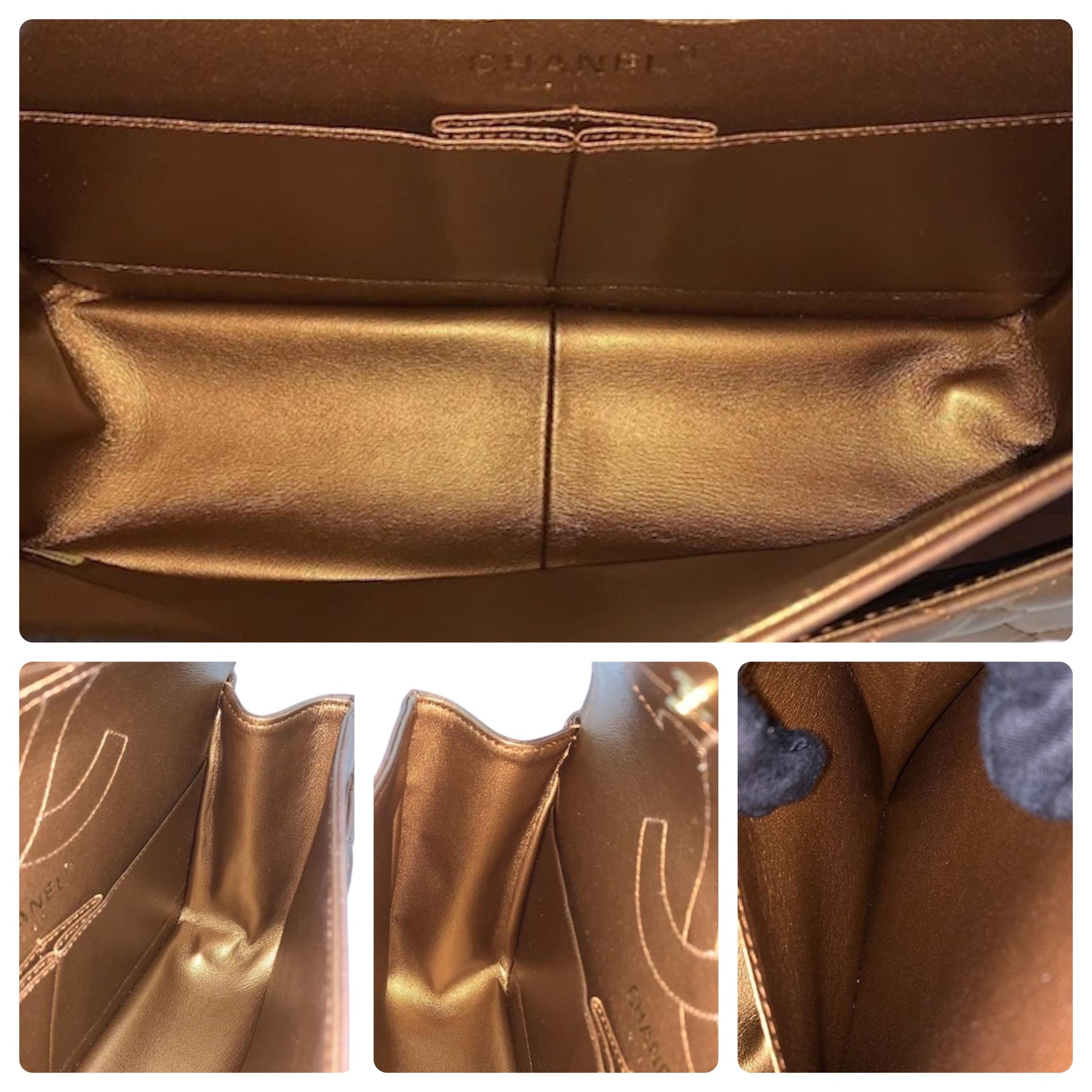 Chanel 2.55 Metallic Gold Reissue Double Flap Bag