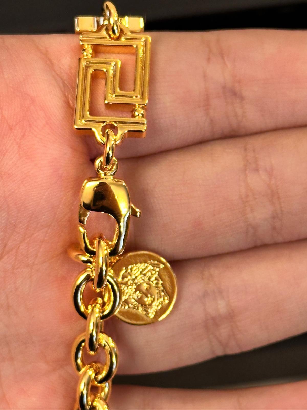 Gold Metal Choker Necklace