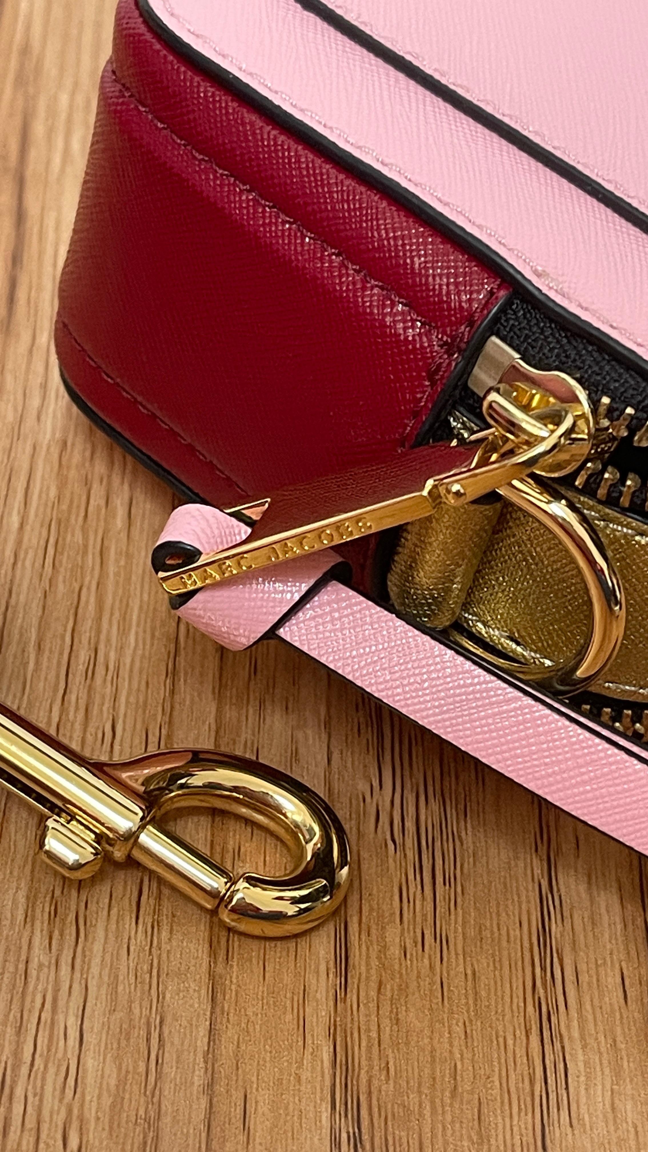 Pink Colourblock Snapshot Camera Bag