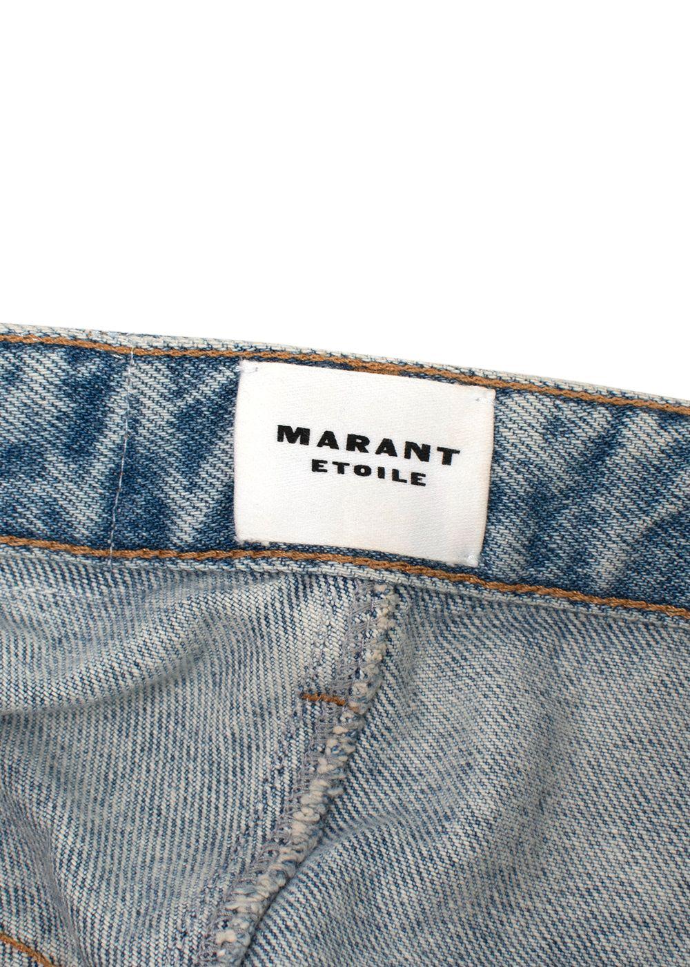 Isabel Marrant Etoile Vandy Washed Denim Midi Skirt