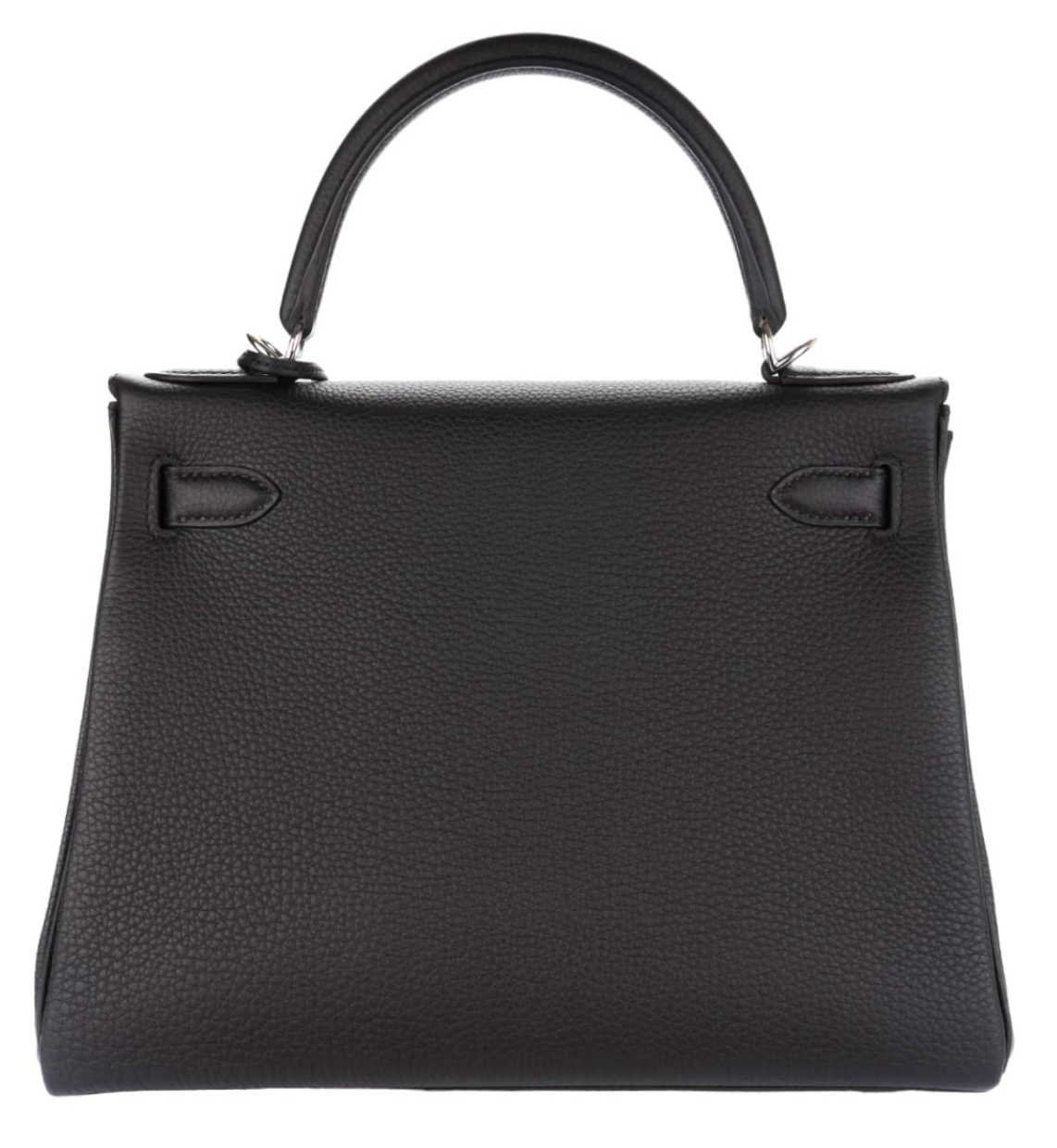 Hermès Kelly 28 Togo Noir Palladium Hardware