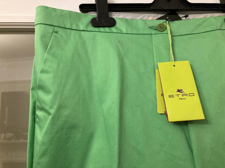 Etro Green Tailored Pants