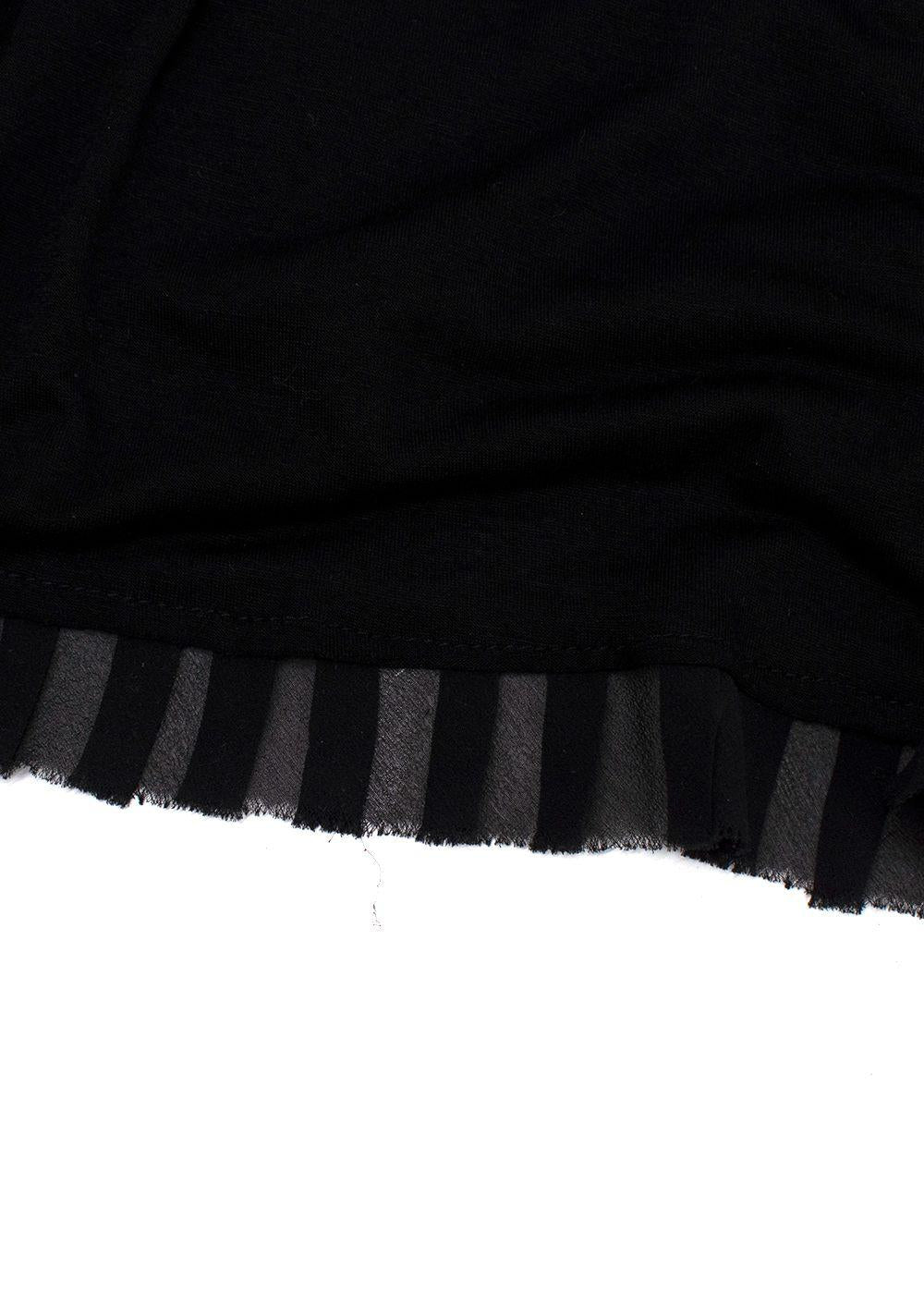 Costume National Black Vest Top
