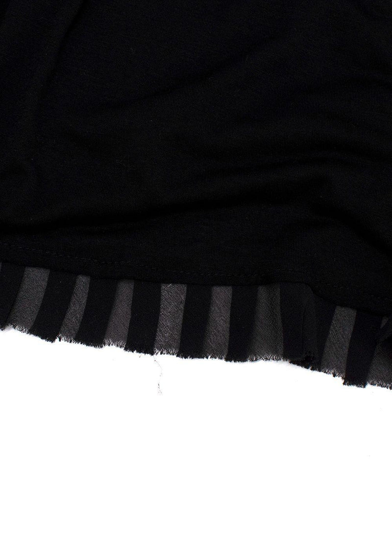 Costume National Black Vest Top