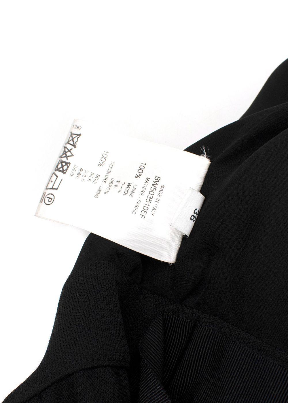 Givenchy Black Longsleeve Tailored Jumpsuit