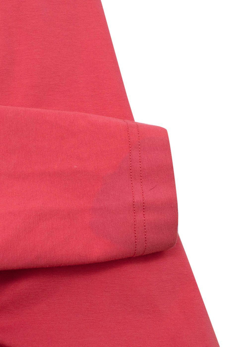 Coral Pink Midi Dress with Poppers
