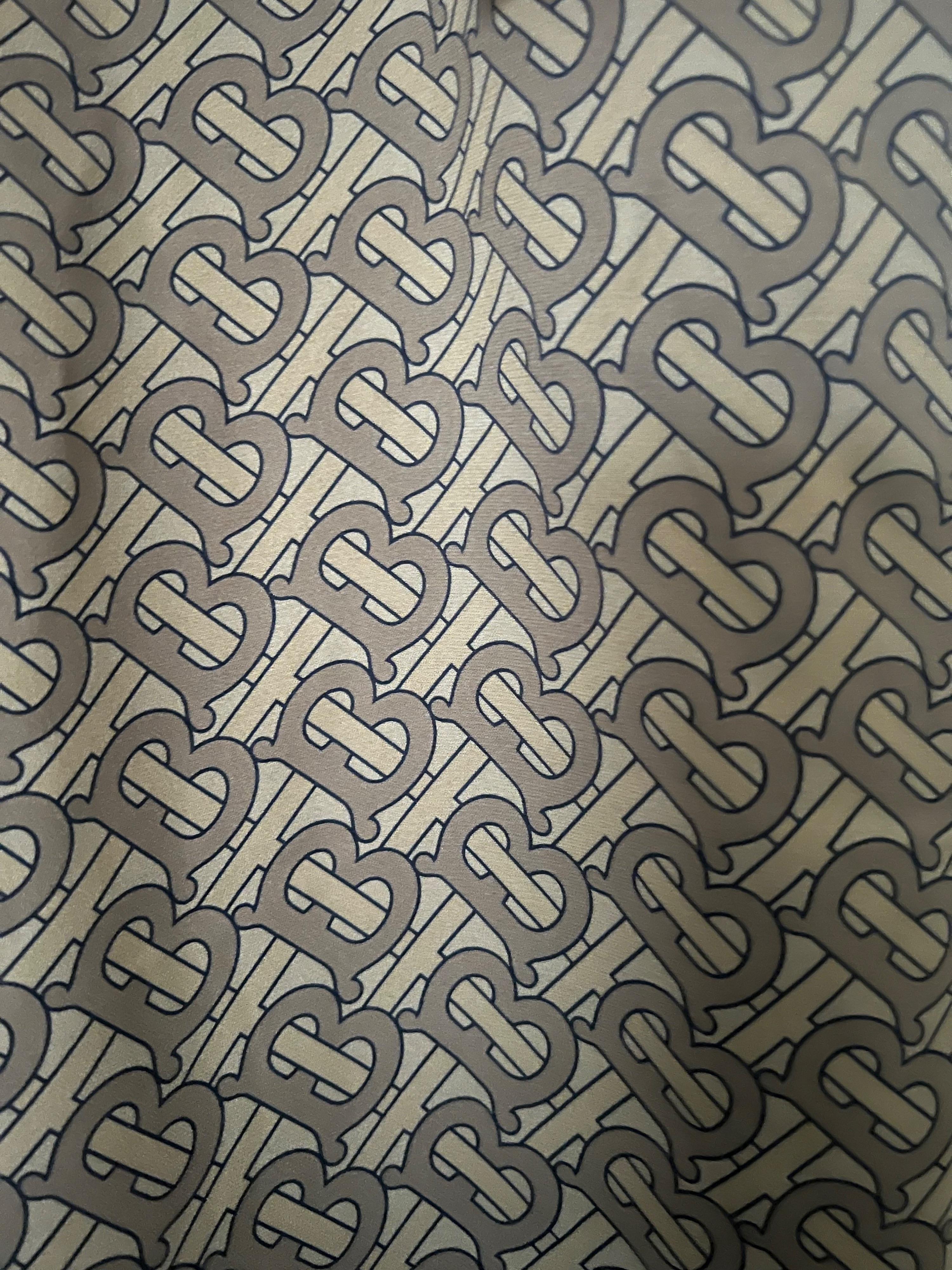 Burberry Silk Hanover Trousers