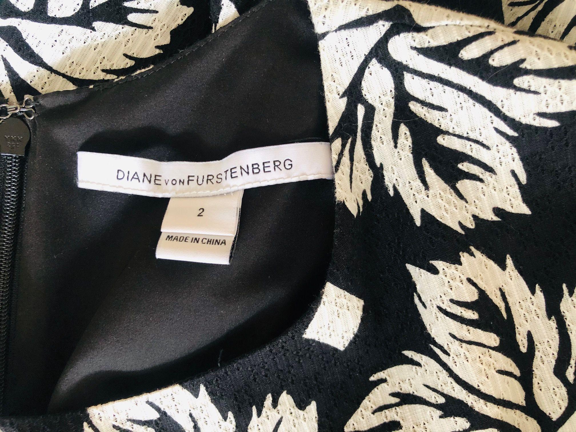 Diane von Furstenberg floral print mini dress