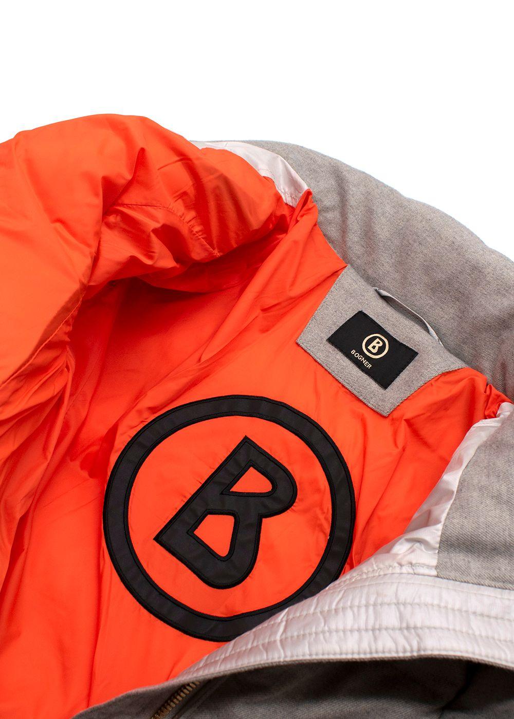 Bogner Grey Zip Uma-D Down Puffer Jacket