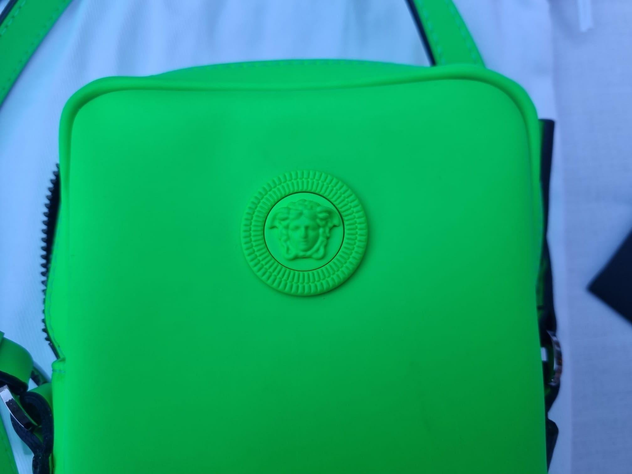 Green Medusa Biggie Crossbody Bag