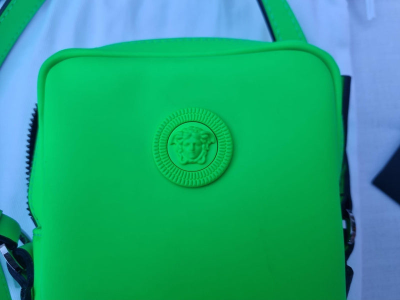 Green Medusa Biggie Crossbody Bag