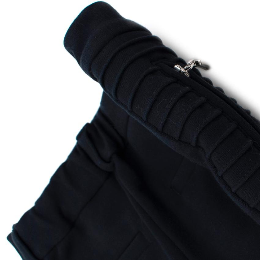 Nicholas & Bears Navy Jersey Trousers with Pleats