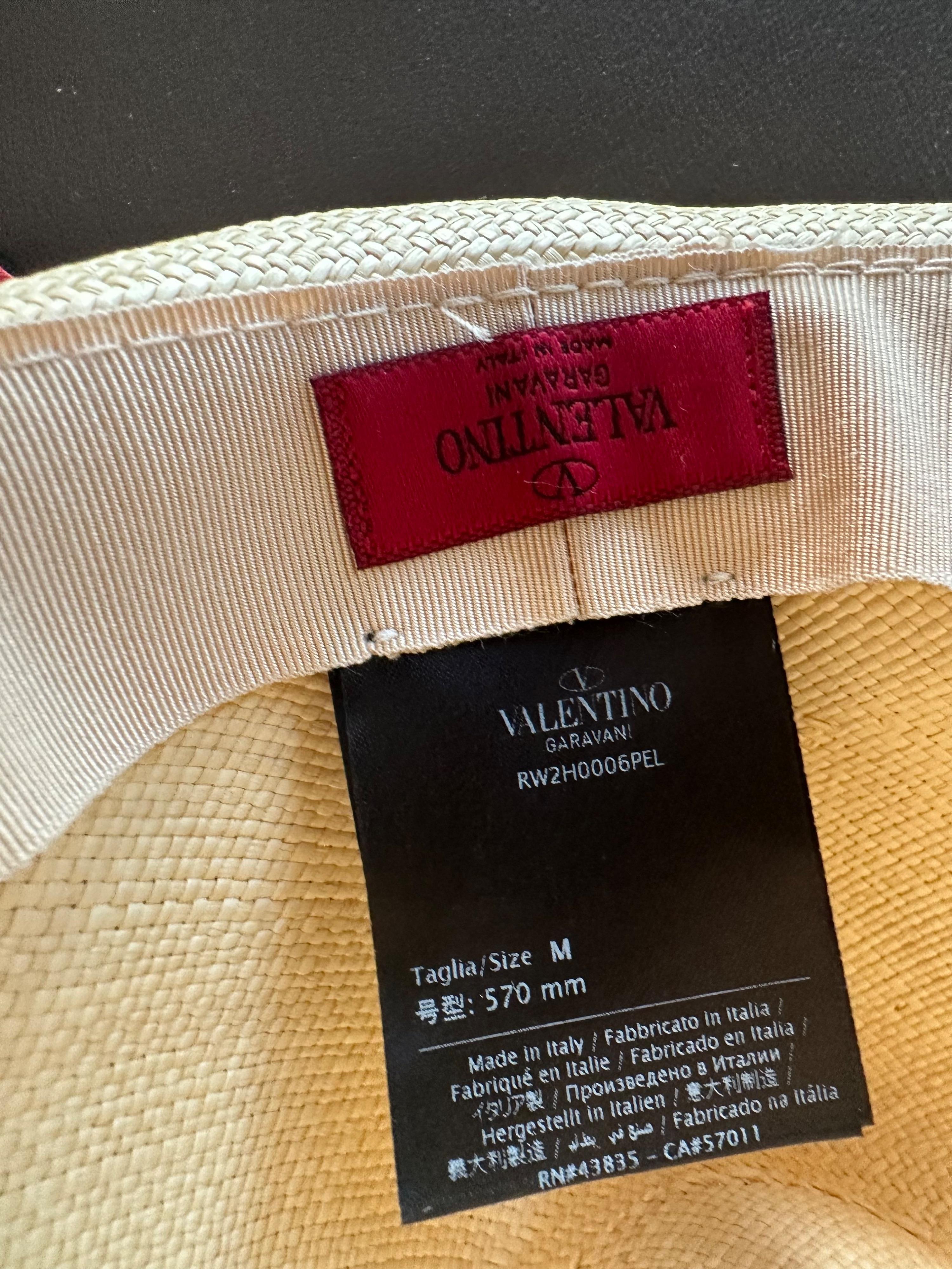 Logo Silk Scarf Wrapped Straw Hat