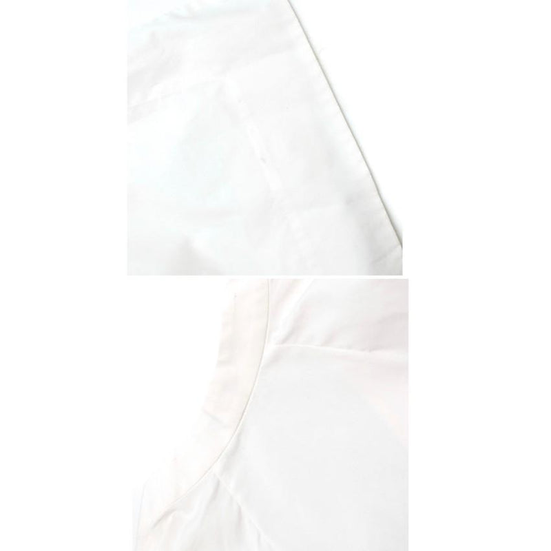 Tome White V-neck Long Sleeve Shirt