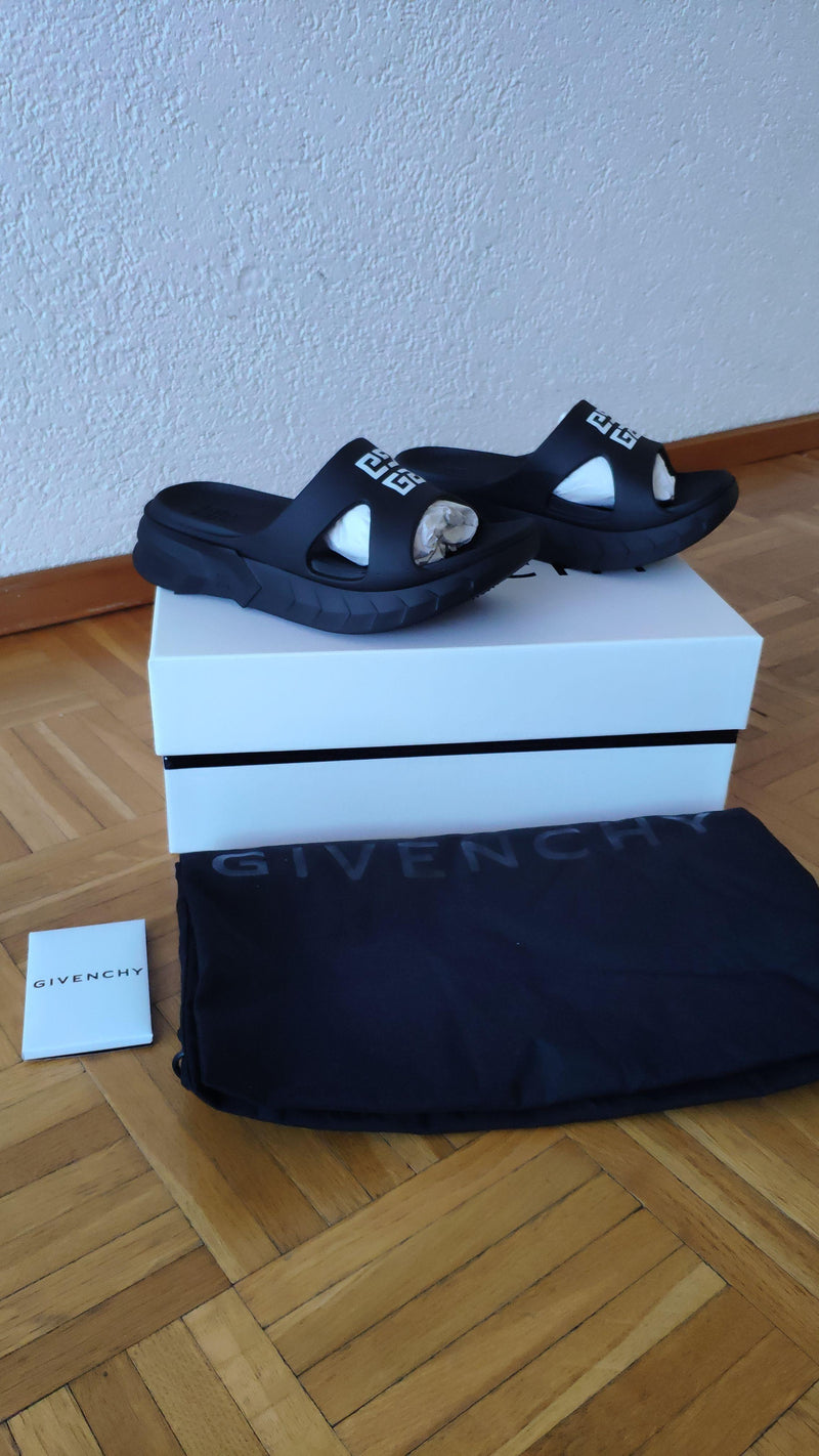 Givenchy Black Marshmallow Slides