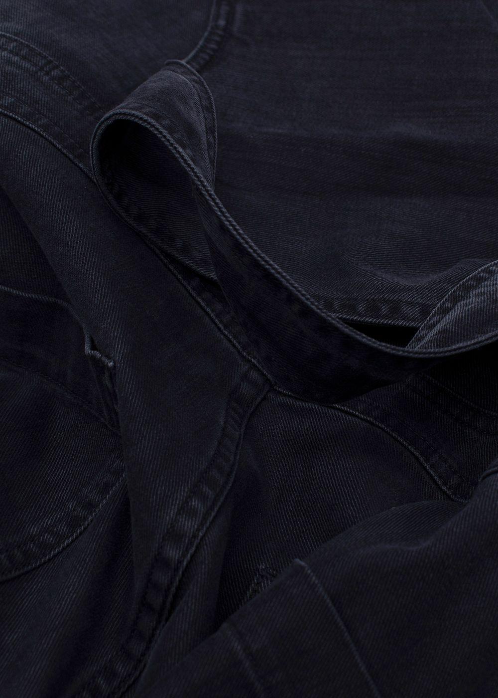 MHL Black Denim Canvas Dungarees