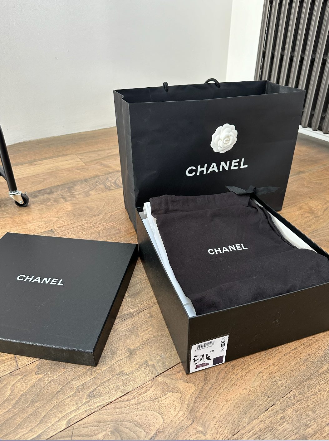 Chanel Black Quilted Leather Chunky Platform Loafers