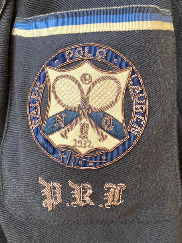 Polo Ralph Lauren Navy Embroidered Jersey Jacket